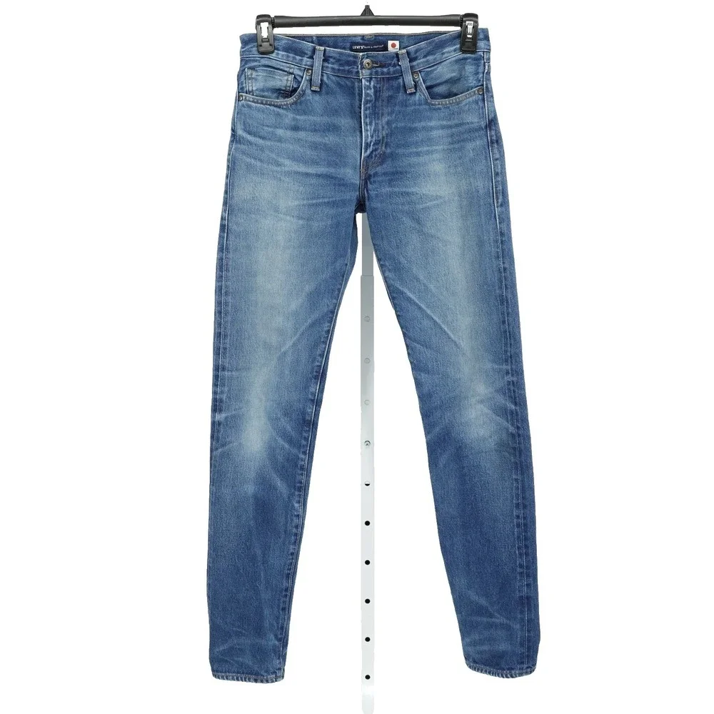 Levi's Japanese Jeans SZ 30/34 511 Selvedge Slim Fades Iconic Classic Casual